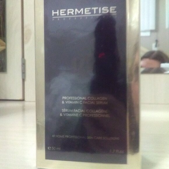 HERMETISE PROFESSIONAL COLLAGEN & VITAMIN C FACIAL SERUM-1.7 oz/50 ml-NEW-SEALED - Picture 3 of 3